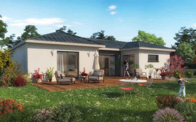 Photo 1 : Viry Maison Plein-pied 3 Chambres avec suite - Maisons d'en France 01 Oyonnax