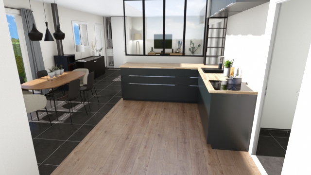 Photo 2 : Viry Maison Plein-pied 3 Chambres avec suite - Maisons d'en France 01 Oyonnax